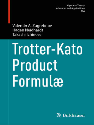 cover image of Trotter-Kato Product Formulæ